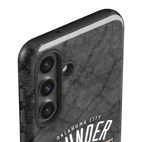NBA Oklahoma City Thunder Dark Rust Galaxy S25 Impact Case